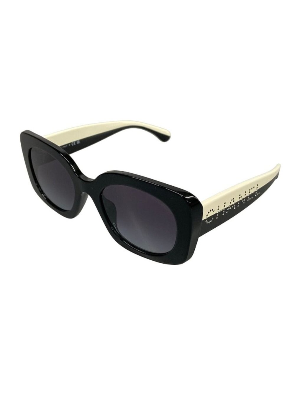 Chanel Sunglasses Black Rhinestone Eyewear